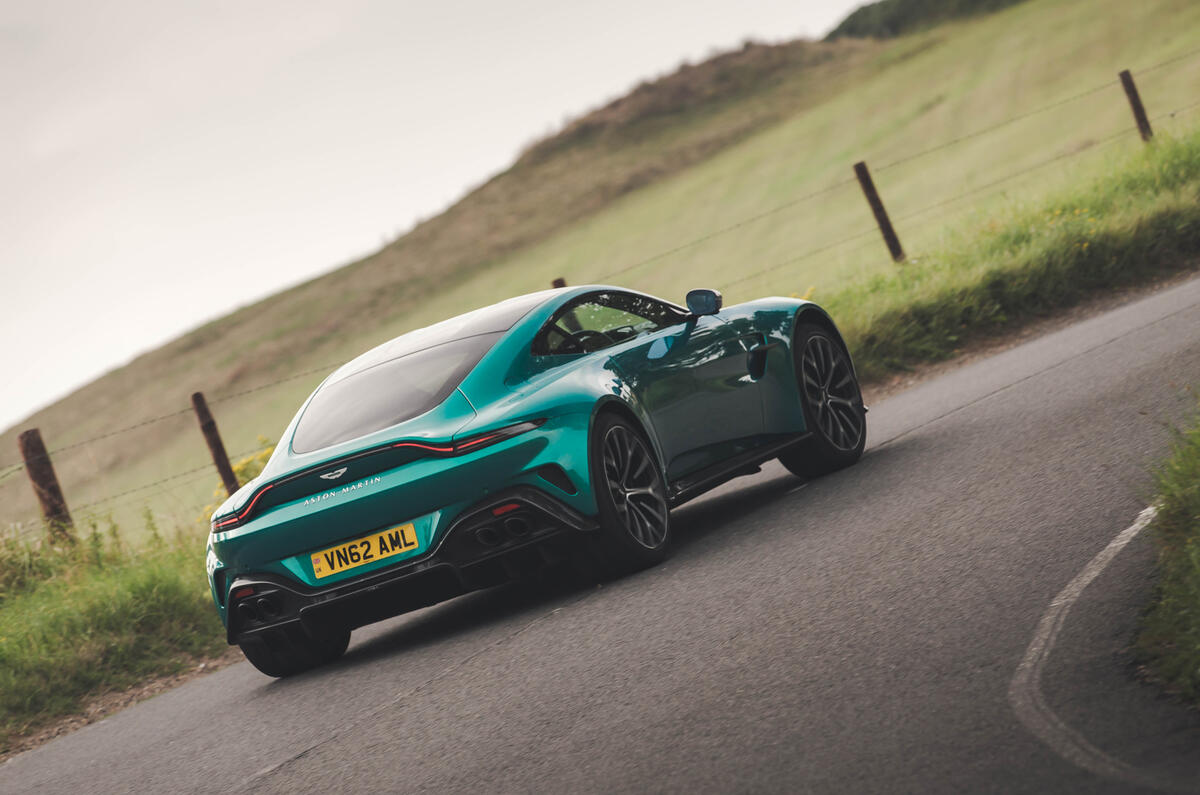 Aston Martin Vantage RT 2024 review rear corner 0204